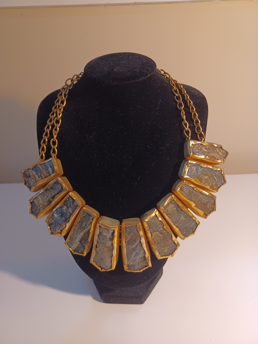 YOCHI NY STATEMENT BIB NECKLACE